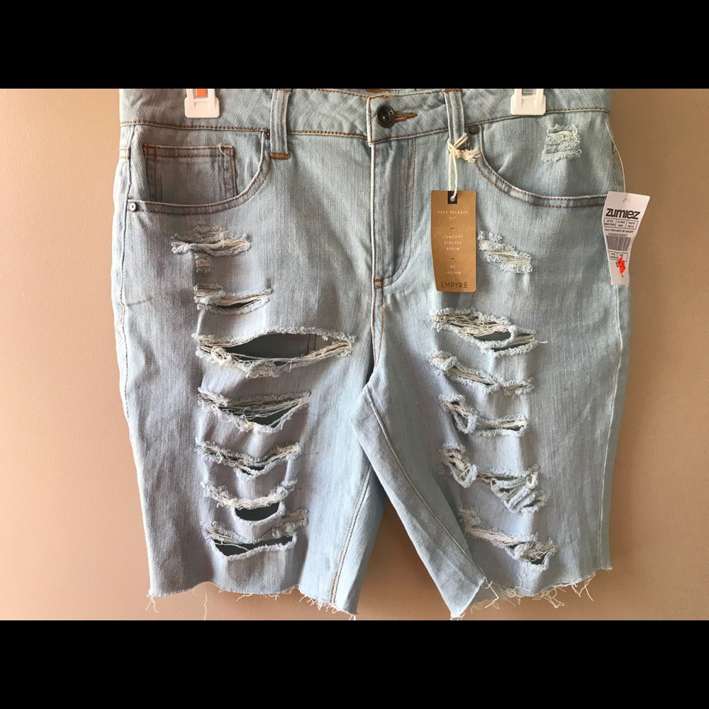 Ripped shorts